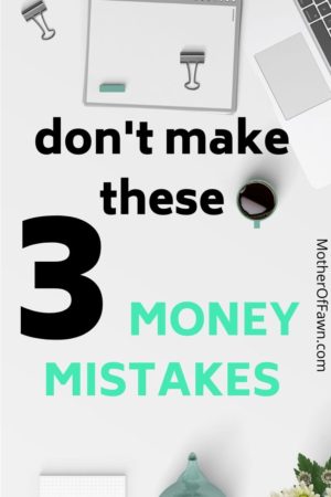 money mistakes