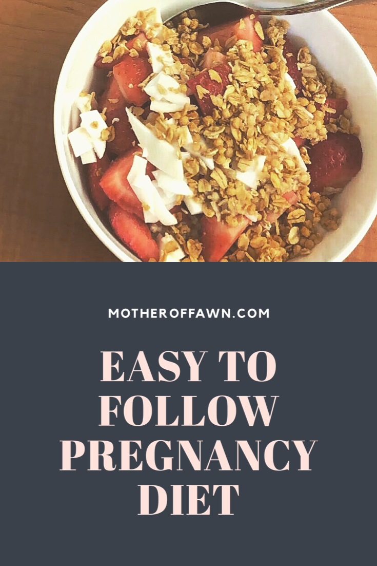 easy to follow pregnancy diet