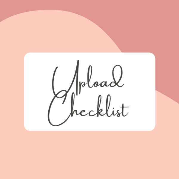 YouTube Video Upload Checklist