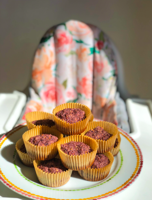 berry oat muffins toddler breakfast recipe